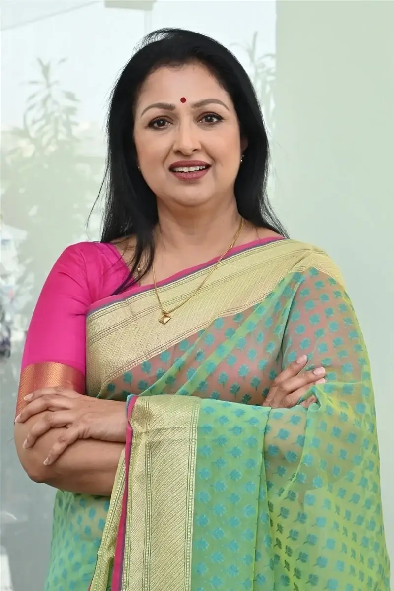 Indian Actress Gautami Tadimalla at Anni Manchi Sakunamule Movie Interview